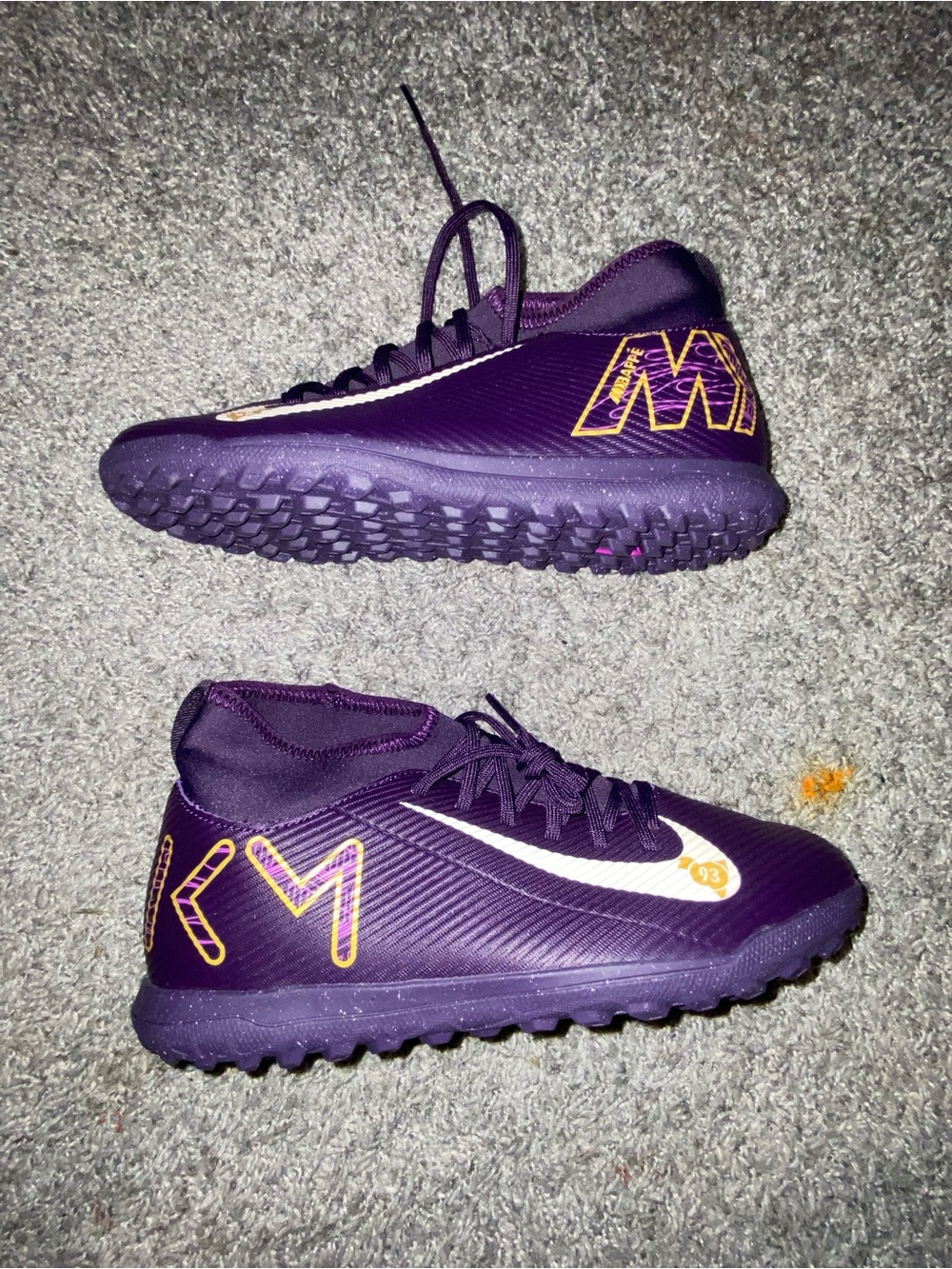 Nike Jr. Mercurial Superfly 9 KM (Kylian Mbappé) Turf cleats